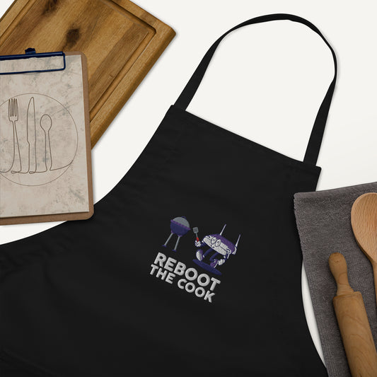Reboot the Cook - Routey Embroidered Apron