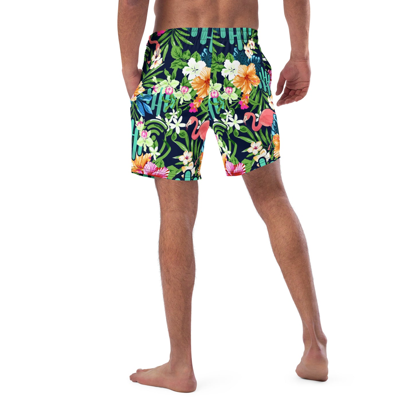 RouteThis Hawaiian Print Summer Swim Trunks