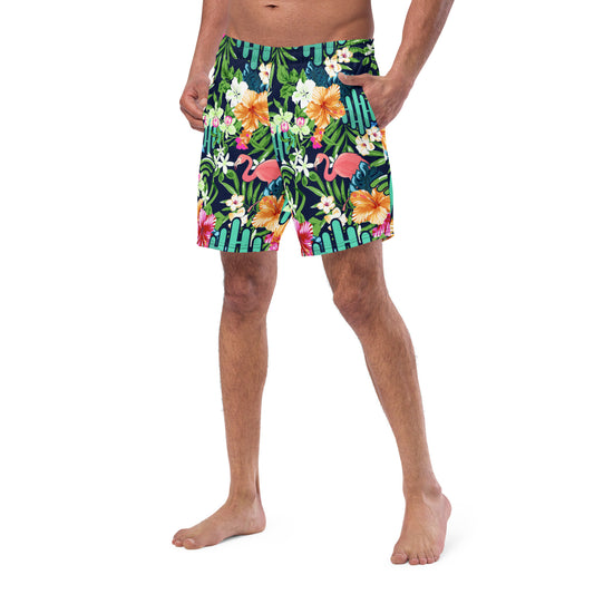 RouteThis Hawaiian Print Summer Swim Trunks