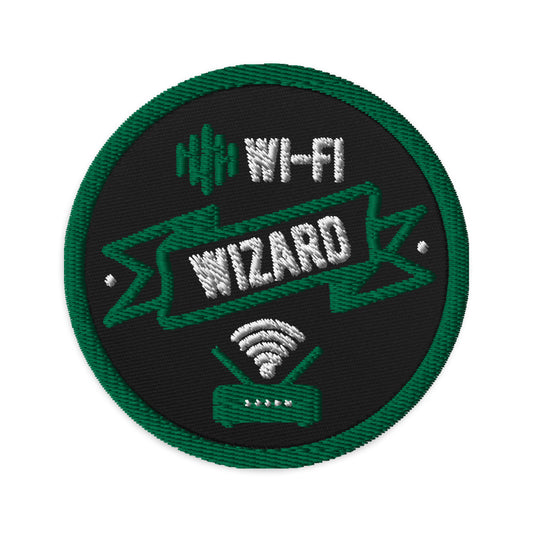 RouteThis Wi-Fi Wizard Embroidered Patch