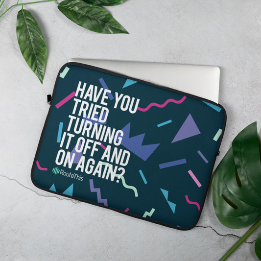 RouteThis Classic Slogan - Laptop Sleeve (13" or 15")