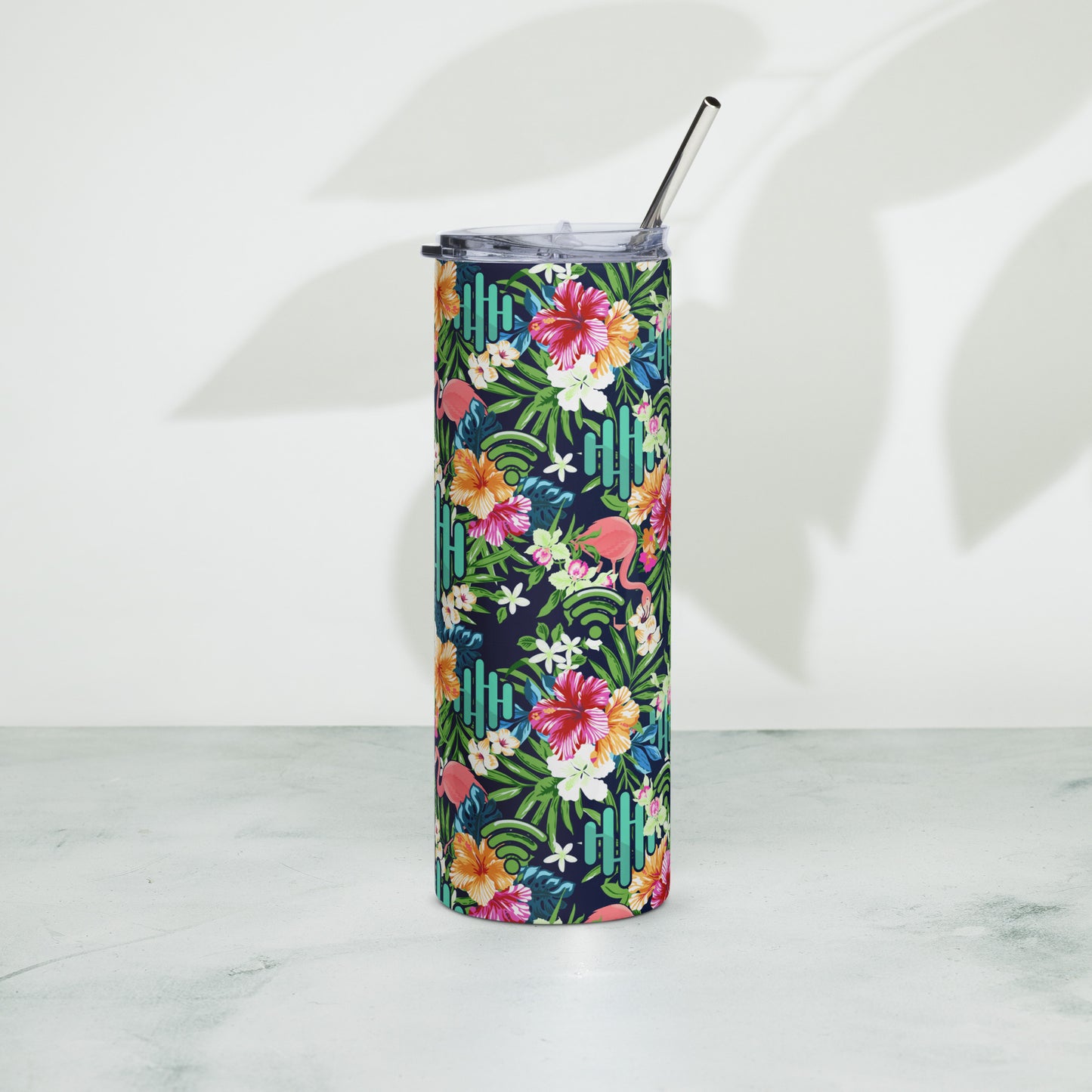RouteThis Hawaiian Print Stainless Steel Tumbler