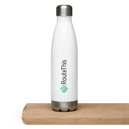 RouteThis/HydrateThis - Stainless Steel Water Bottle