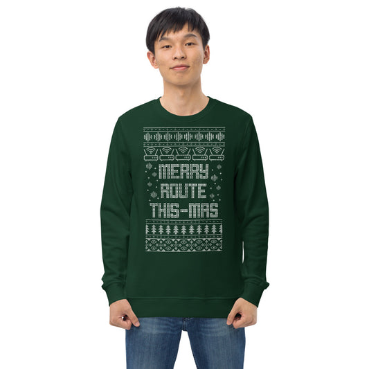 The Fabled RouteThis Ugly Christmas Sweater - Unisex organic sweatshirt