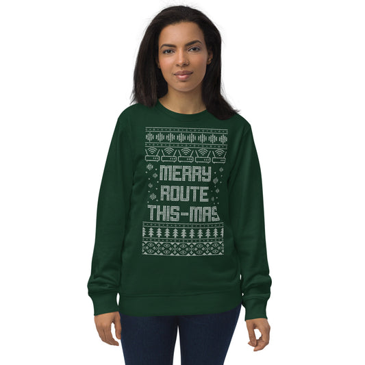 The Fabled RouteThis Ugly Christmas Sweater - Unisex organic sweatshirt
