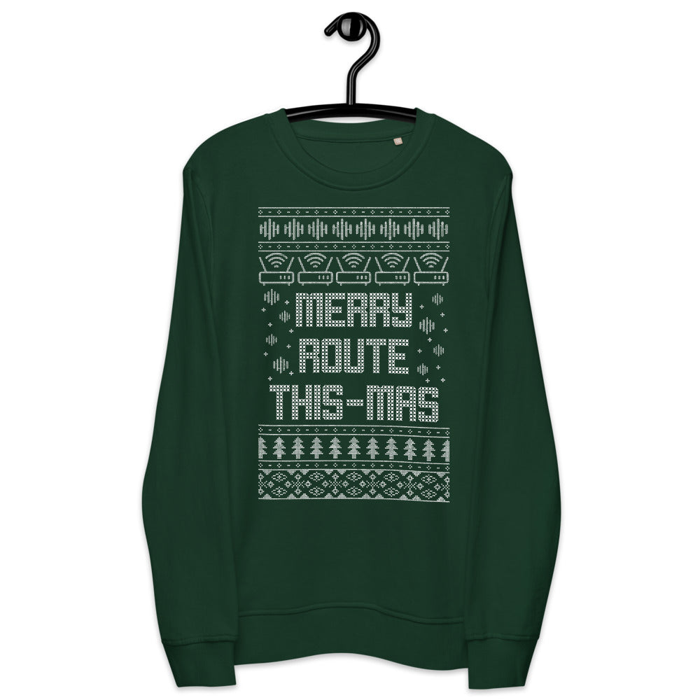 The Fabled RouteThis Ugly Christmas Sweater - Unisex organic sweatshirt