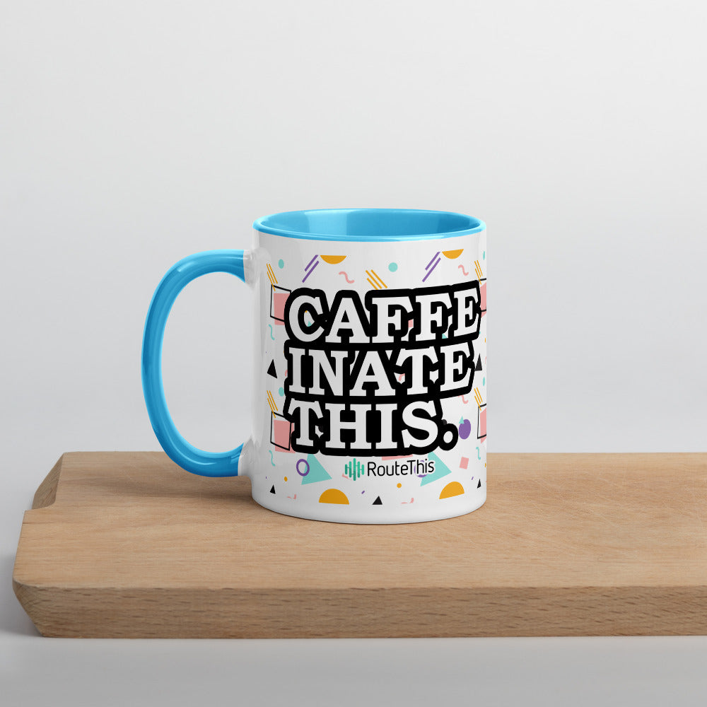 Caffeinate This! - 11oz Mug with Color Inside