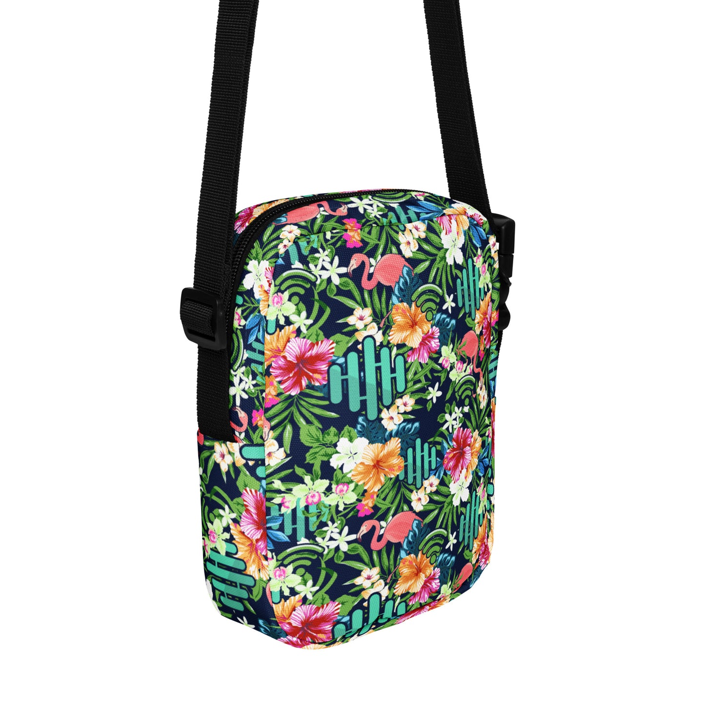 RouteThis tropical print crossbody bag