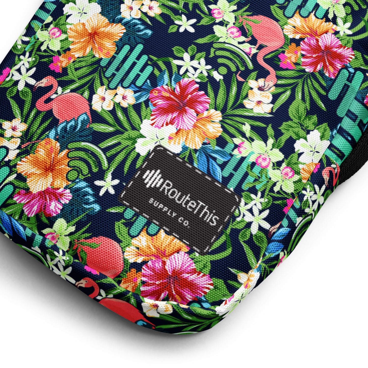 RouteThis tropical print crossbody bag