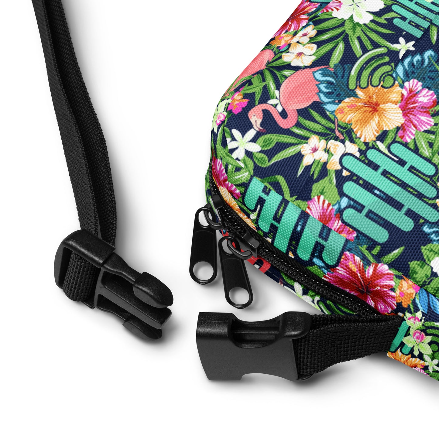 RouteThis tropical print crossbody bag