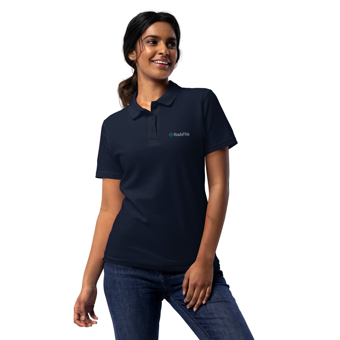 RouteThis - Women’s pique polo shirt