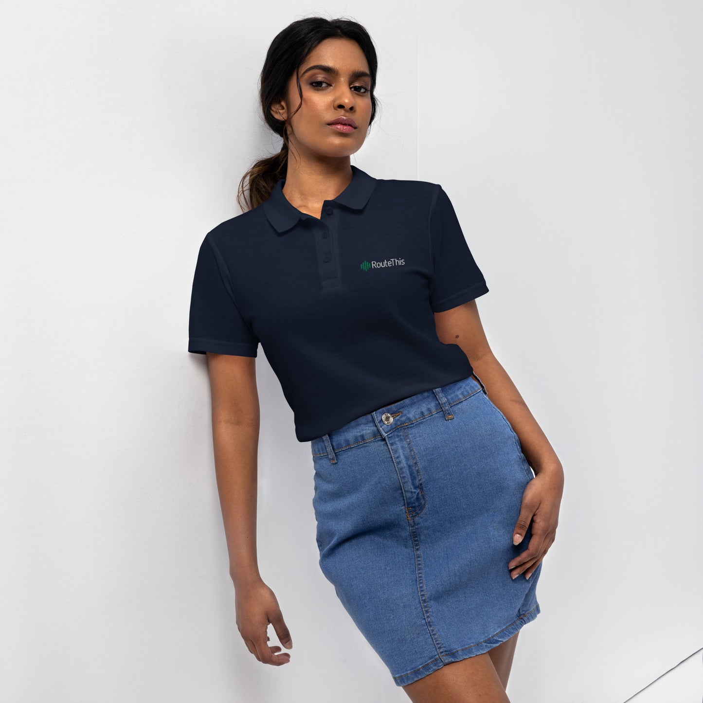 RouteThis - Women’s pique polo shirt