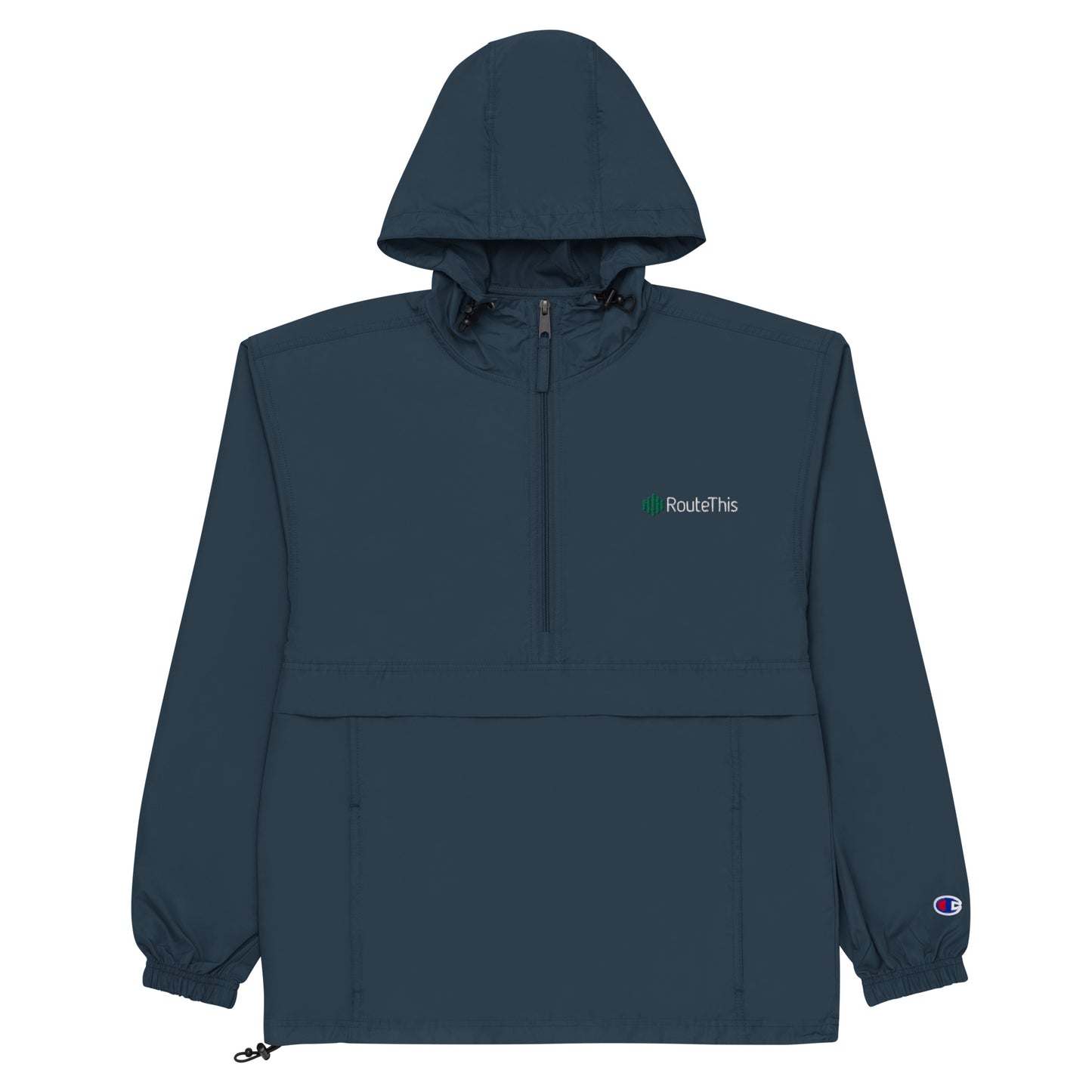 RouteThis - Embroidered Logo Champion Packable Jacket