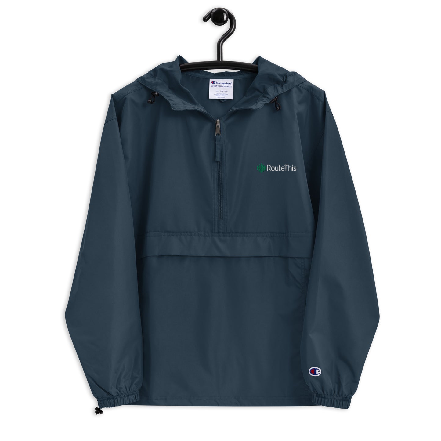 RouteThis - Embroidered Logo Champion Packable Jacket