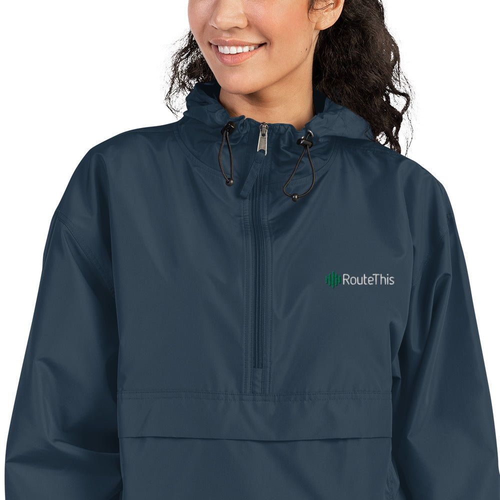 RouteThis - Embroidered Logo Champion Packable Jacket