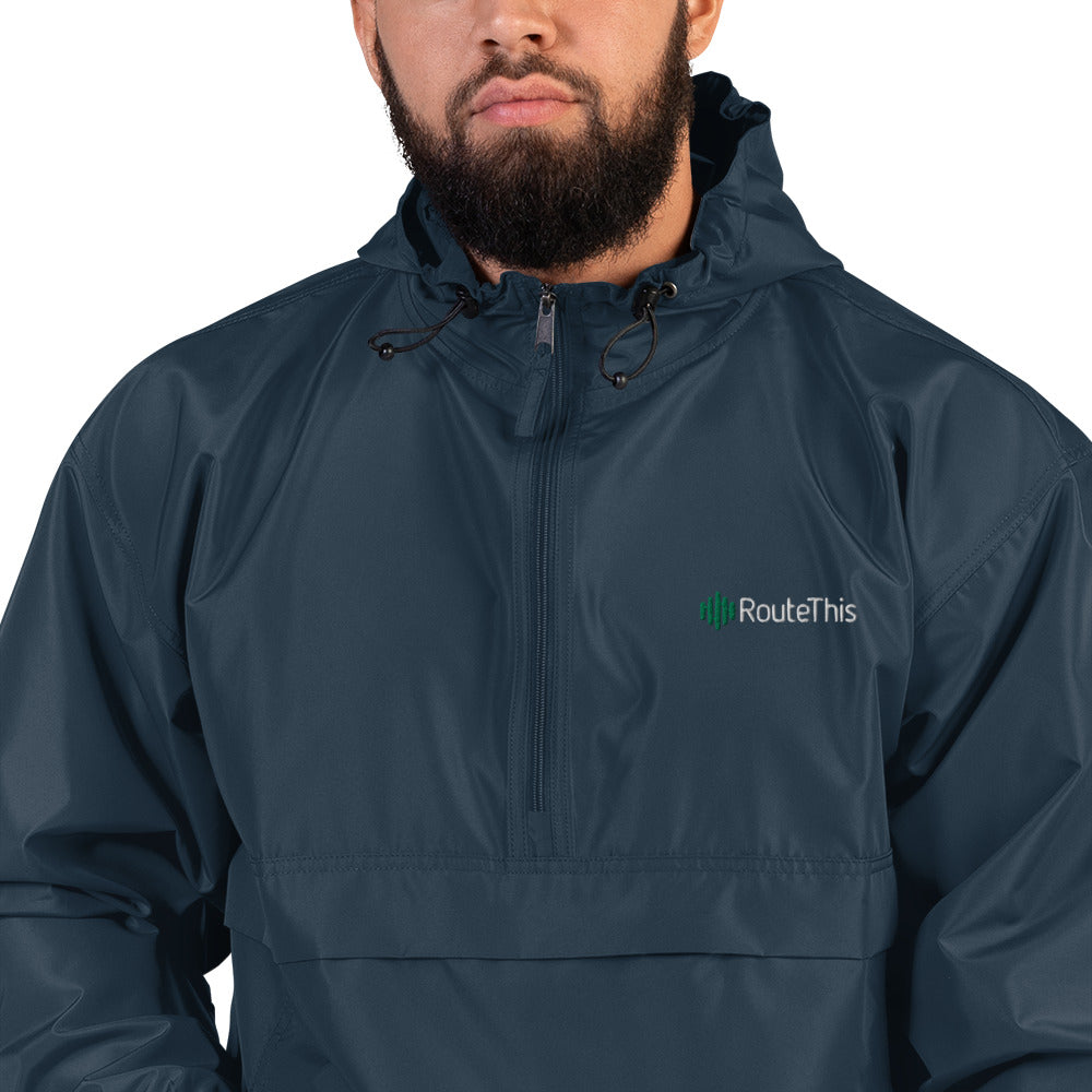 RouteThis - Embroidered Logo Champion Packable Jacket