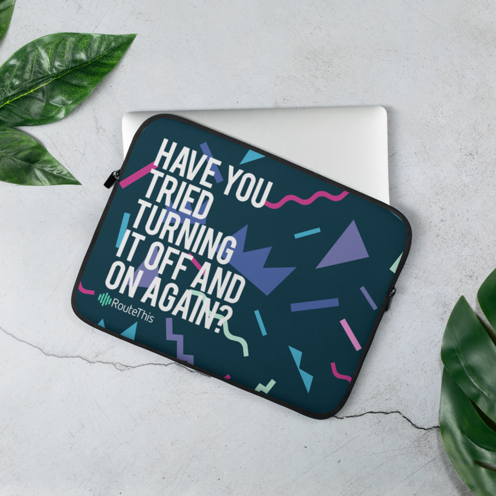 RouteThis Classic Slogan Laptop Sleeve (13" or 15")