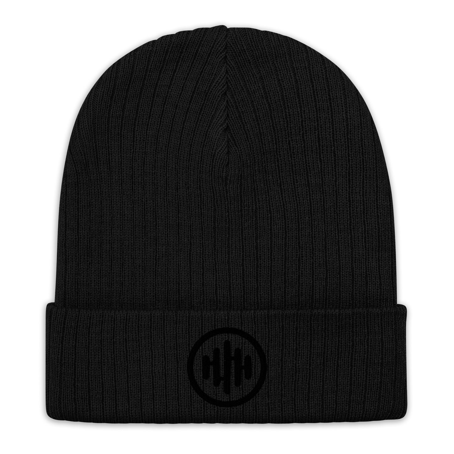 RouteThis Logo - Stealth Ribbed knit beanie (toque!)