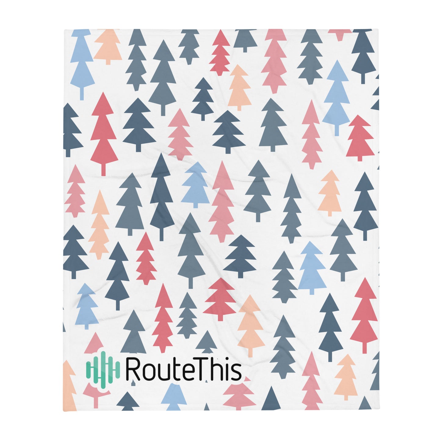 RouteThis - Holiday Pattern Throw Blanket