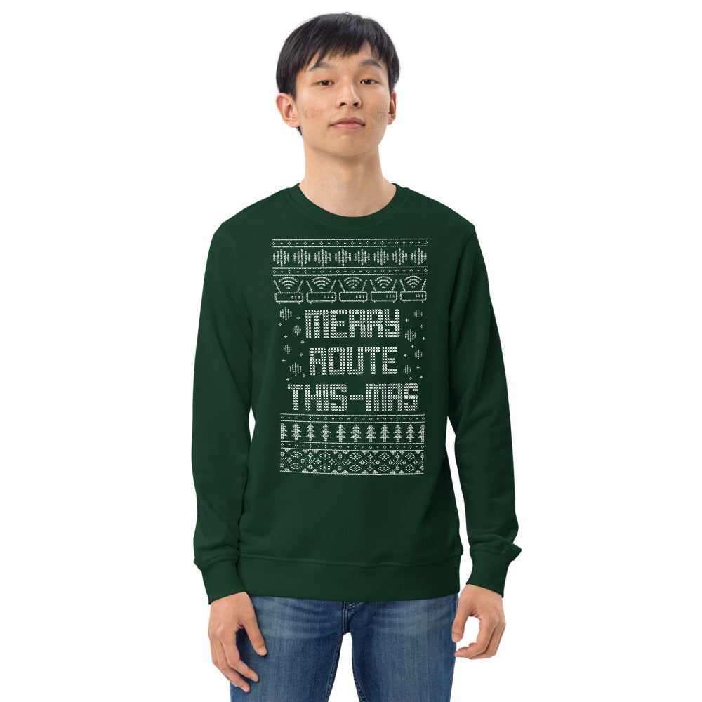 The Fabled RouteThis Ugly Christmas Sweater - Unisex organic sweatshirt