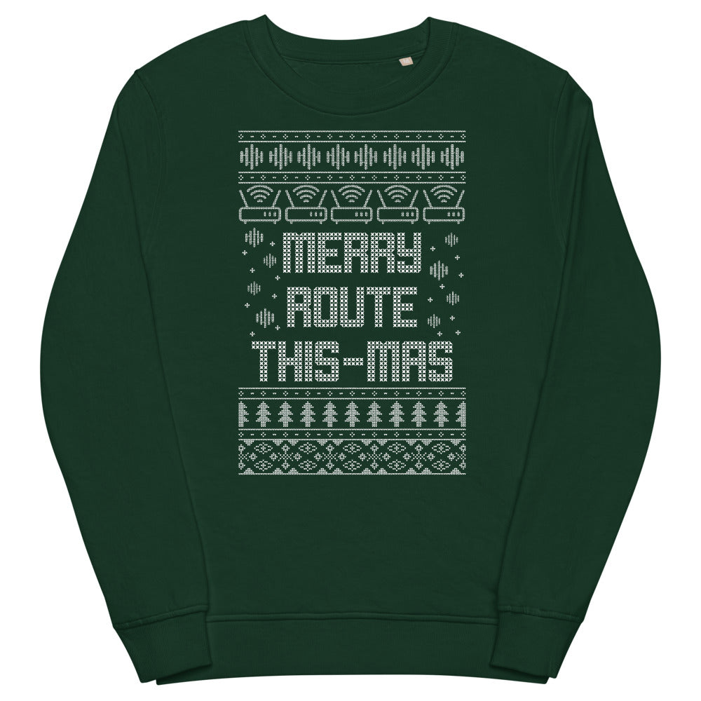 The Fabled RouteThis Ugly Christmas Sweater - Unisex organic sweatshirt